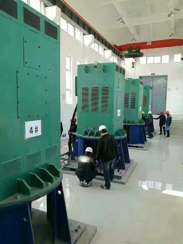 YKS3553-4/280KW某污水处理厂使用我厂的立式高压电机安装现场